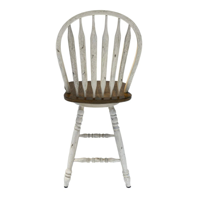 Carolina Crossing Windsor Swivel Counter Chair - White image