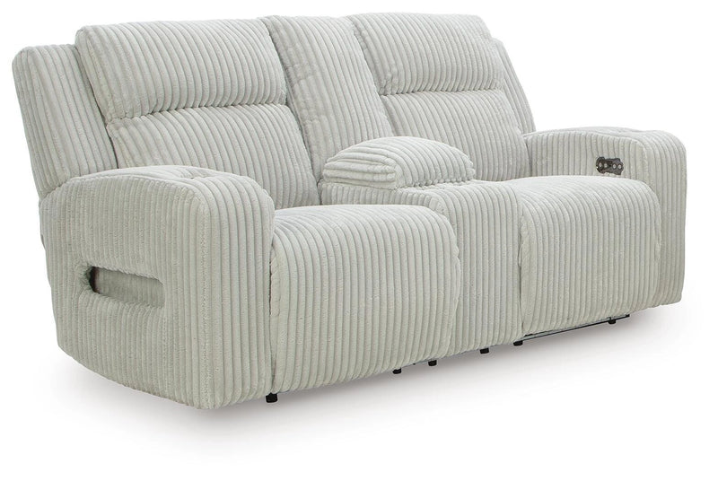 TwinBrooke Power Reclining Loveseat with Console