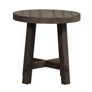 Modern Farmhouse Splay Leg Round End Table image