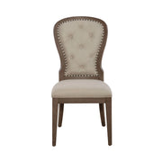 Americana Farmhouse Uph Tufted Back Side Chair image