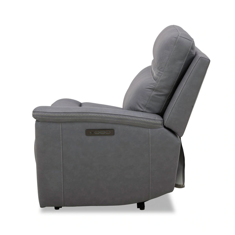 Cooper R Arm Recliner P3 & ZG - Blue Gray image