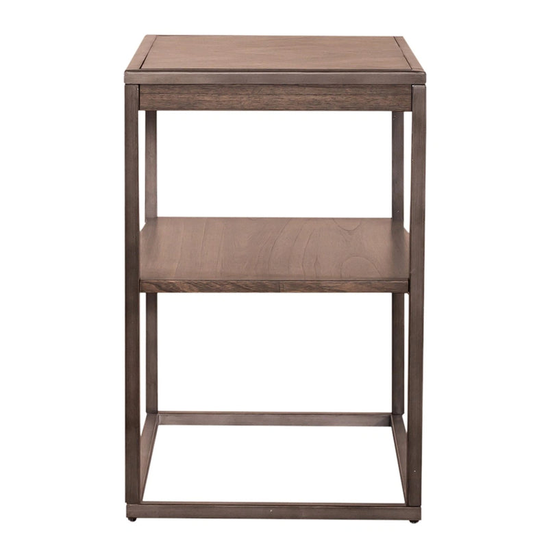 Jamestown Chair Side Table in Brown image