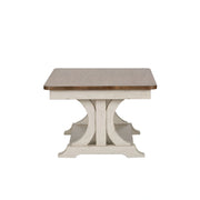 Farmhouse Reimagined Rectangular Cocktail Table in Antique White image