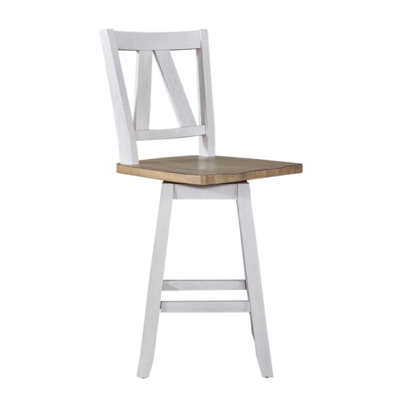 Lindsey Farm Counter Height Swivel Chair (RTA) image
