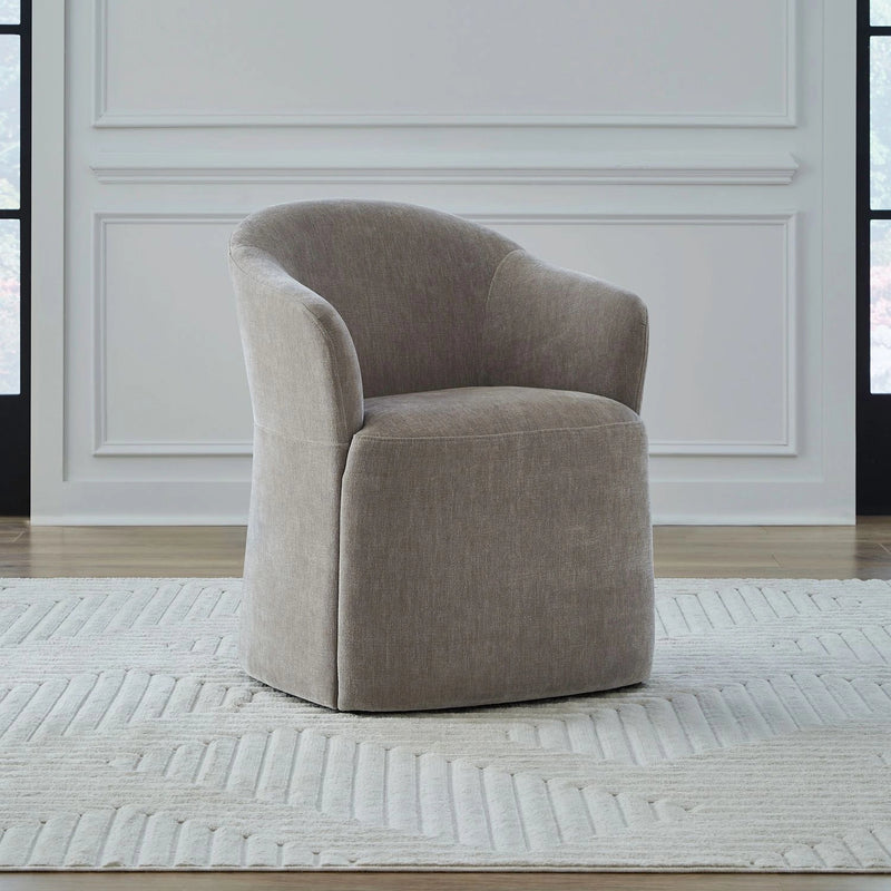 Accent Dining Accent Dining Chair w/ Casters - Truffle image