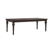 Paradise Valley Rectangular Leg Table in Saddle Brown image
