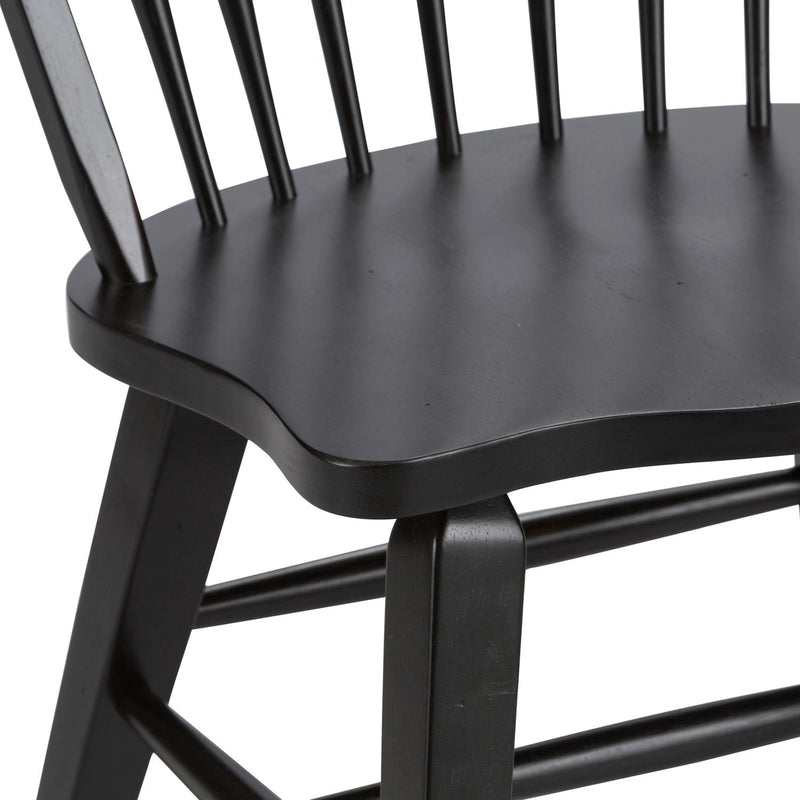 Hearthstone Ridge Windsor Back Side Chair - Black image
