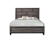 Crown Mark Akerson Queen Panel Bed in Grey image