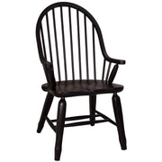 Treasures Bow Back Arm Chair - Black image