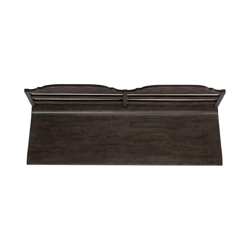 Paradise Valley Ladder Back Bench in Saddle Brown image