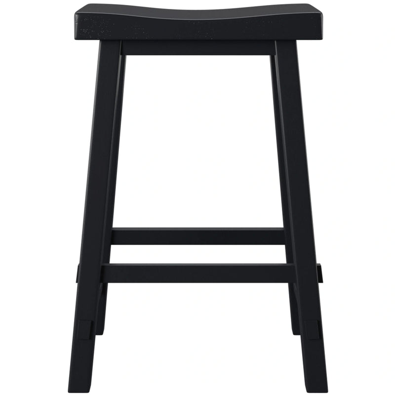 Creations 30 Inch Sawhorse Barstool - Black (RTA) image