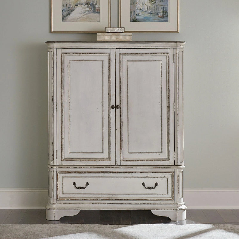 Magnolia Manor Door Chest in Antique White image