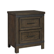 Thornwood Hills 2 Drawer Nightstand in Rock Beaten Gray image