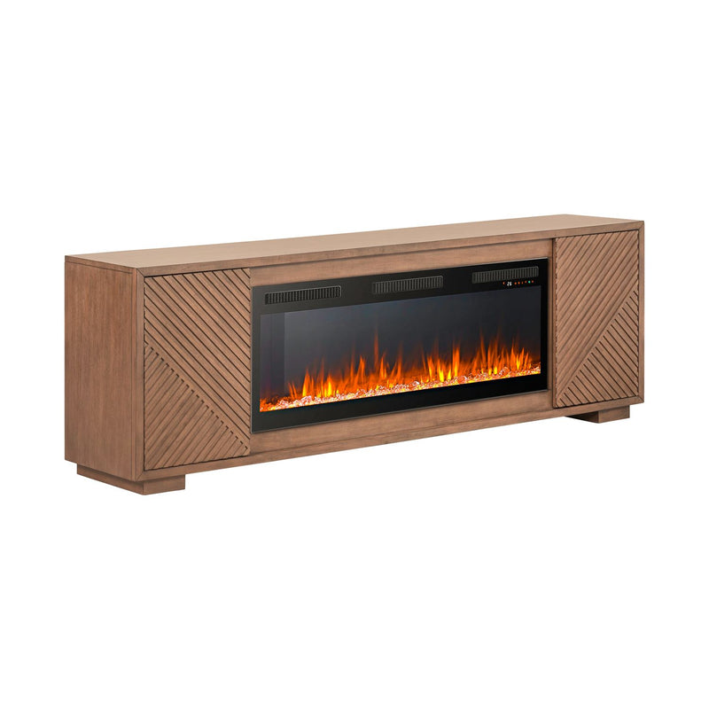 Fireplace TV Consoles 214 84 Inch Console w/ Fire FTS image