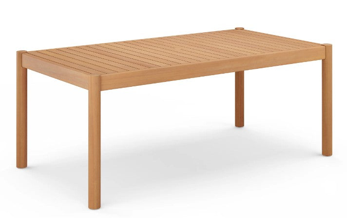 Rosa 75" Outdoor Dining Table - Light Eucalyptus